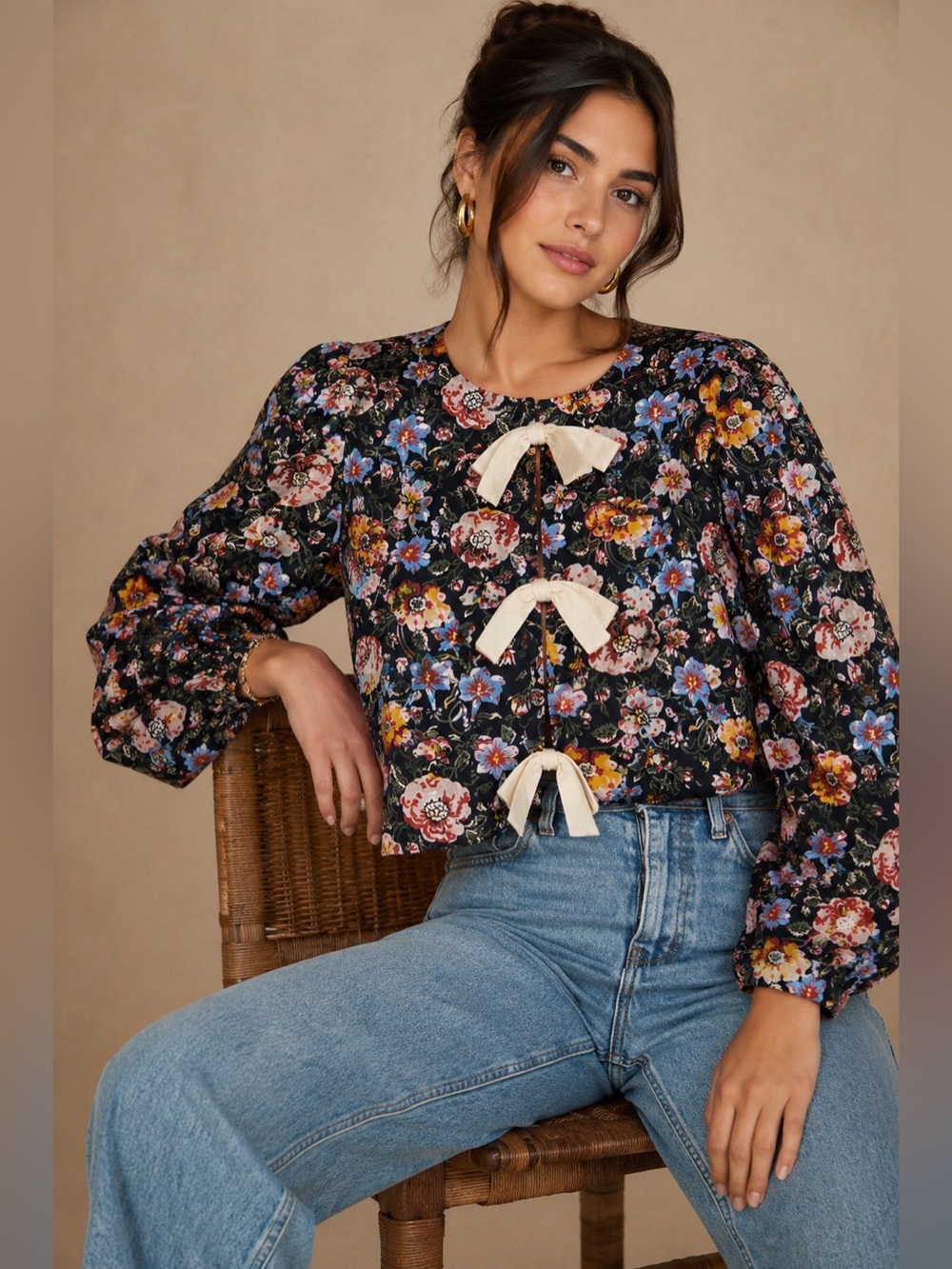 RHODE Cruz Top – Blossoming Canopy – Size XL